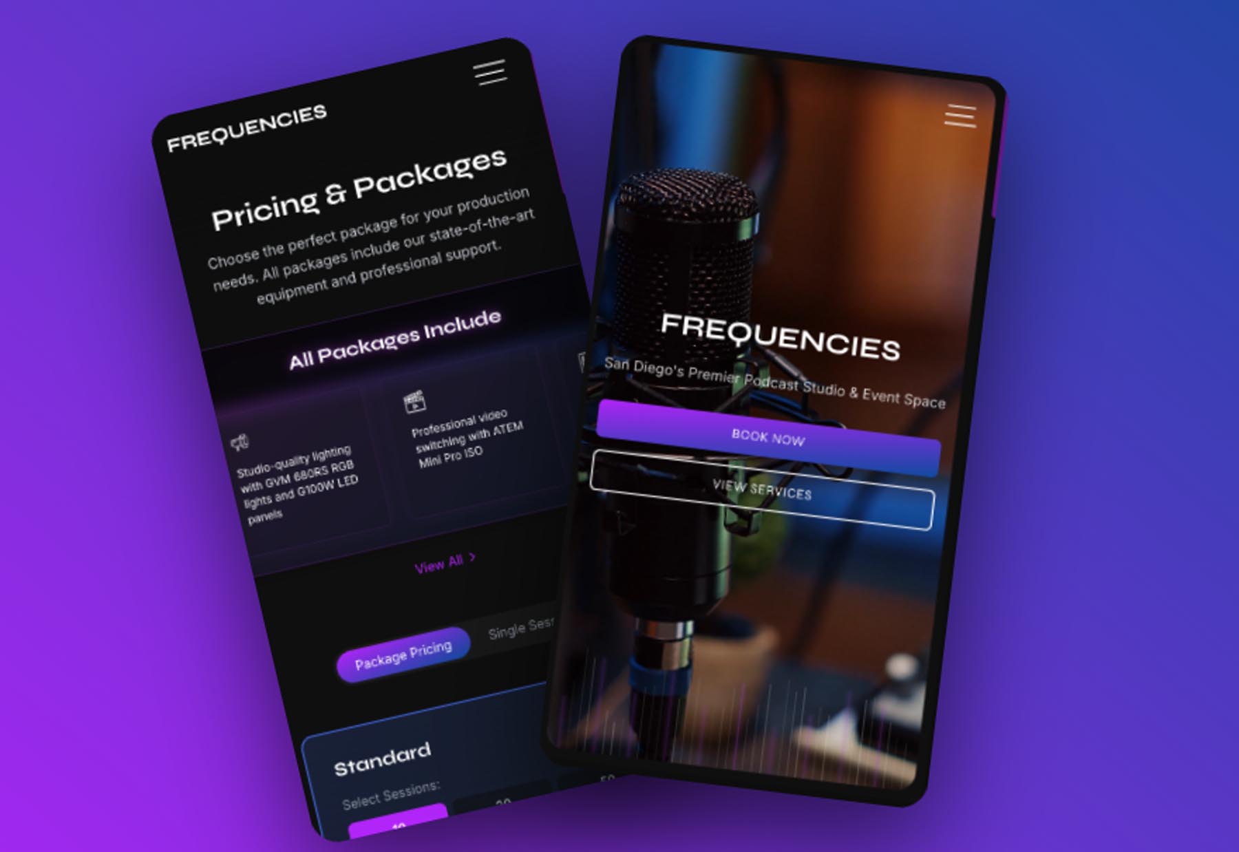 Frequencies Studio detail 1